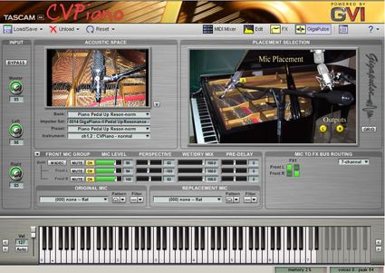 Tascam CV Piano Freeware VST Plugin + stabdalone app