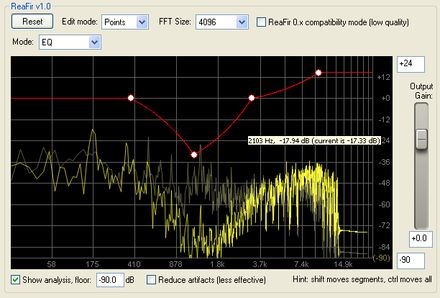 ReaPlugs ReaFir Free Audio Equalizer