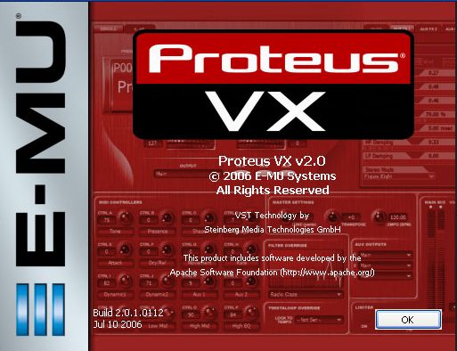 EMU- Proteus VX Sampleplayer
