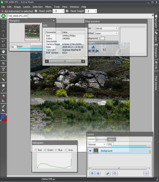 ActivePixels 3.02 Photoshop Clone 