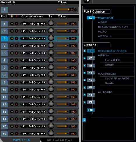 Yamaha Motif XS Editor 