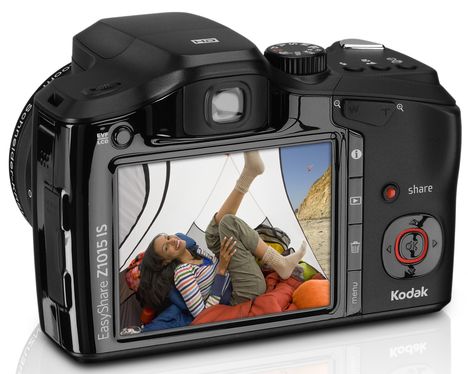 Kodak EasyShare Z1015 IS Rückansicht
