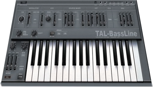 Togu Audio Line (TAL) Bassline synth Legende SH101 Plugin Emulation