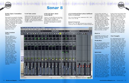 Wusik Sound Magazine 2009 Sonar Review