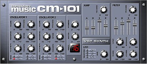 CM-101, analoger 16 stimmiger Synthesizer (Plugin)