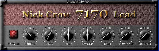 Nick Crow 7170 lead VST AMP Simulation Plugin