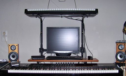 Arbeitsplatz Musik Computer