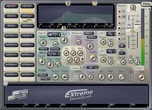 Sonic SideKick Extrem DrumSynth