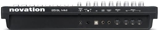 Novation SL MK II Midi Controller Keyboard Anschlüsse