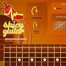 SpicyGuitar, eine Physical- Modelling Gitarren VST Plugin Emulation.