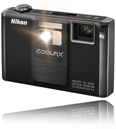 Nikon Coolpix S1000PJ Digitale Kompakt Kamera mit eingebautem Beamer