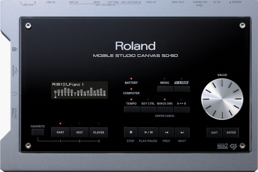 Roland Mobile Studio Canvas SD-50 Draufsicht
