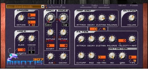 subatomic labs - mantis 307 synthesizer plugin vst