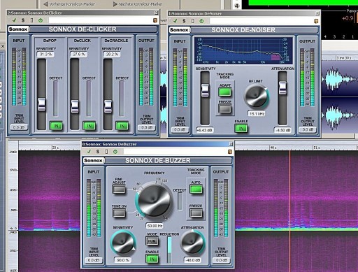 Steinberg Wavelab 7 SONNOX Audio Restaurations Plugins