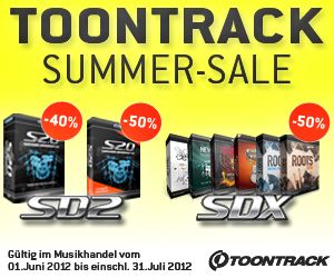 Toontrack Summer Deals 2012