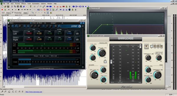 WAVSAUR free Audio Editor mit vollem VST Support