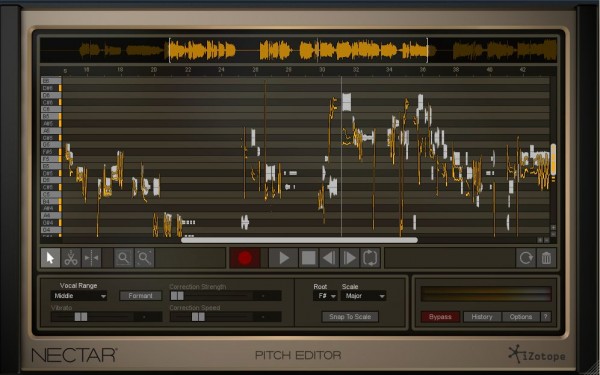 Izotope-Nectar-Pitch Editor