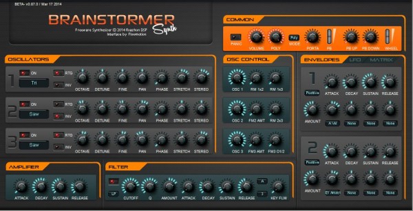 BrainStormer gratis VST3 Synthesizer Plugin