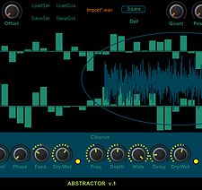 Abstractor VST Synth Plugin mit 2 eingebauten StepSequenzern, gratis