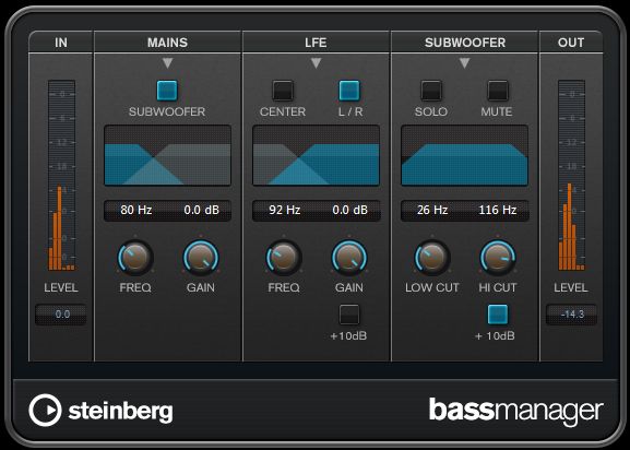 Nuendo 6.5 Bass Manager