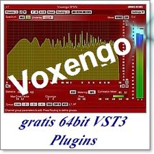 Voxengo viele gute VSTfx und AU Plugins gratis auch in 64 bit und als VST3