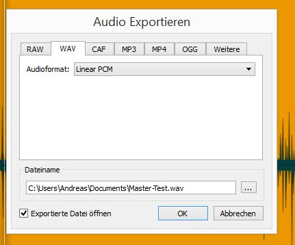 OcenAudio-Export
