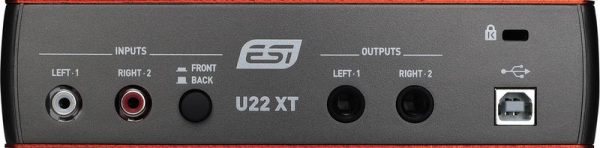 ESI Audiointerface U22XT Rückseite