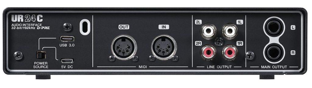  Steinberg UR24C USB-3.0 Audiointerface Rückseite