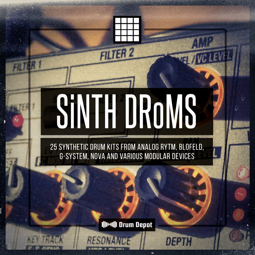 Synthesizer Drum Samples Pack SiNTH DRoMS