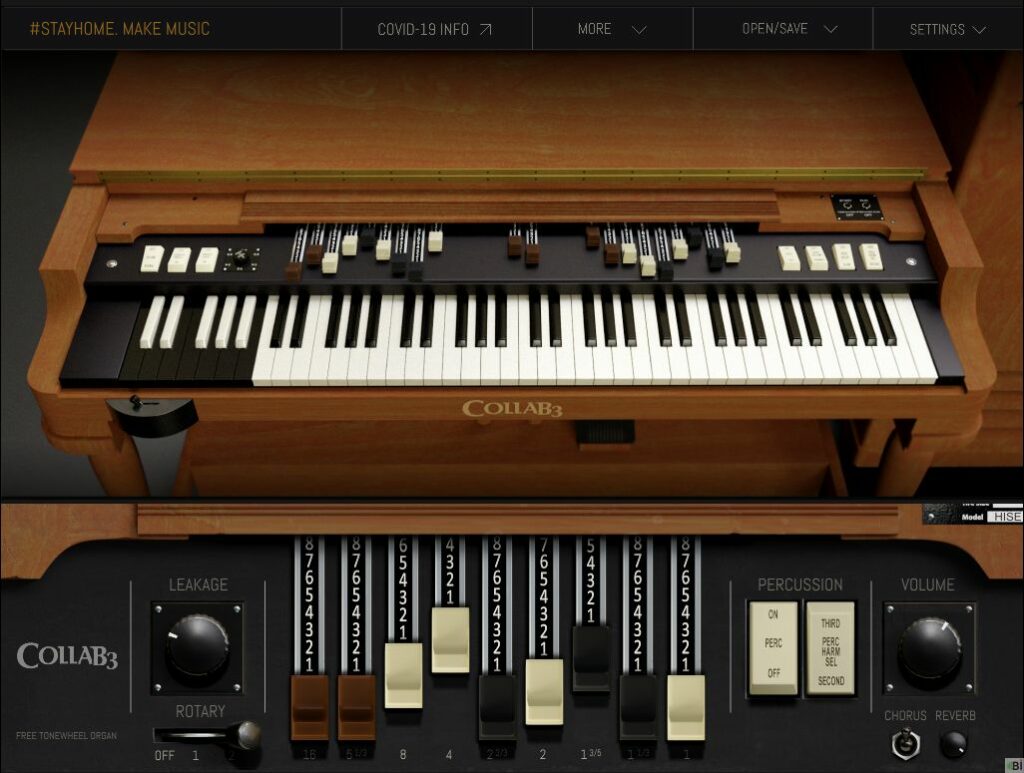Hammond B3 Orgel kostenlos Sampleson Collab3