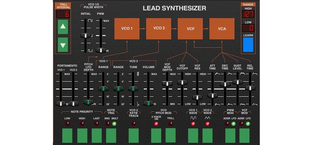 CHERRY AUDIO QUADRA - Lead Synthesizer