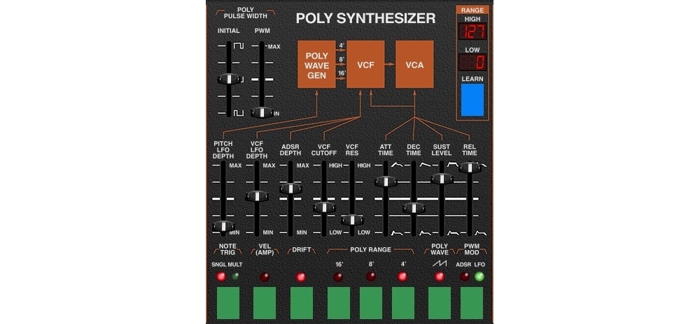 CHERRY AUDIO QUADRA - Poly Synthesizer