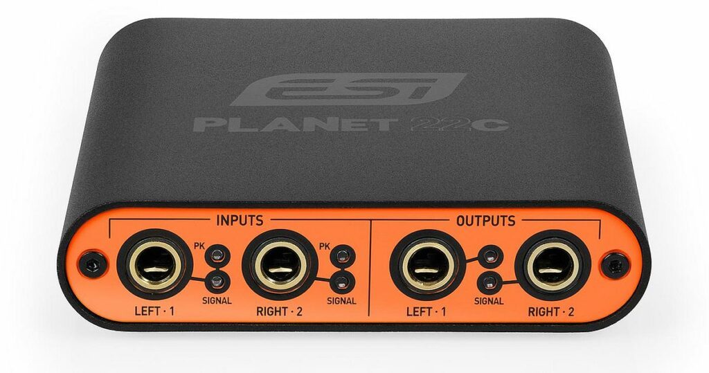 ESI-Audio Planet 22C - Dante Audio Interface Rückseite