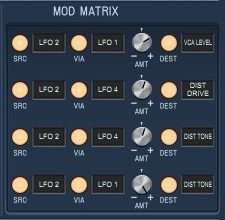 CHERRY AUDIO SINES - Modulations-Matrix