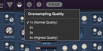 CHERRY AUDIO SINES - Oversampling Quality