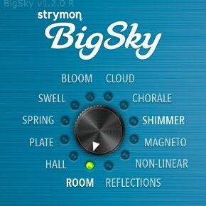 STRYMON BIGSKY - Reverb-Typen