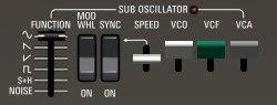 CHERRY AUDIO GX-80 - Sub Oszillator aka LFO