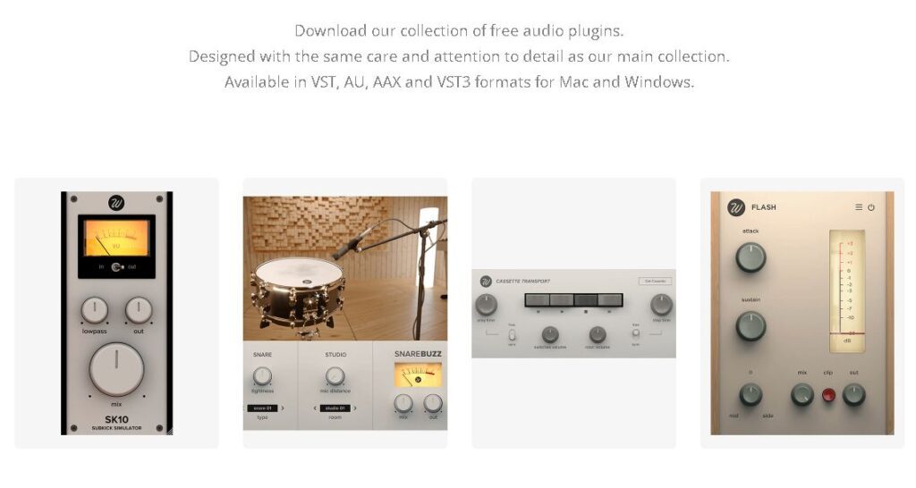 Wavesfactory gratis Audio Plugins