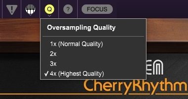 CHERRY AUDIO CR-78 - Oversampling Quality
